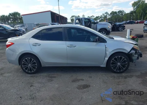 2015 Toyota Corolla S Plus z USA, uszkodzony, nr VIN 2T1BURHE1FC310707